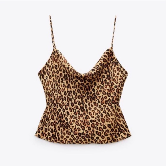 NWOT Zara Leopard Print Camisole - Picture 4 of 5